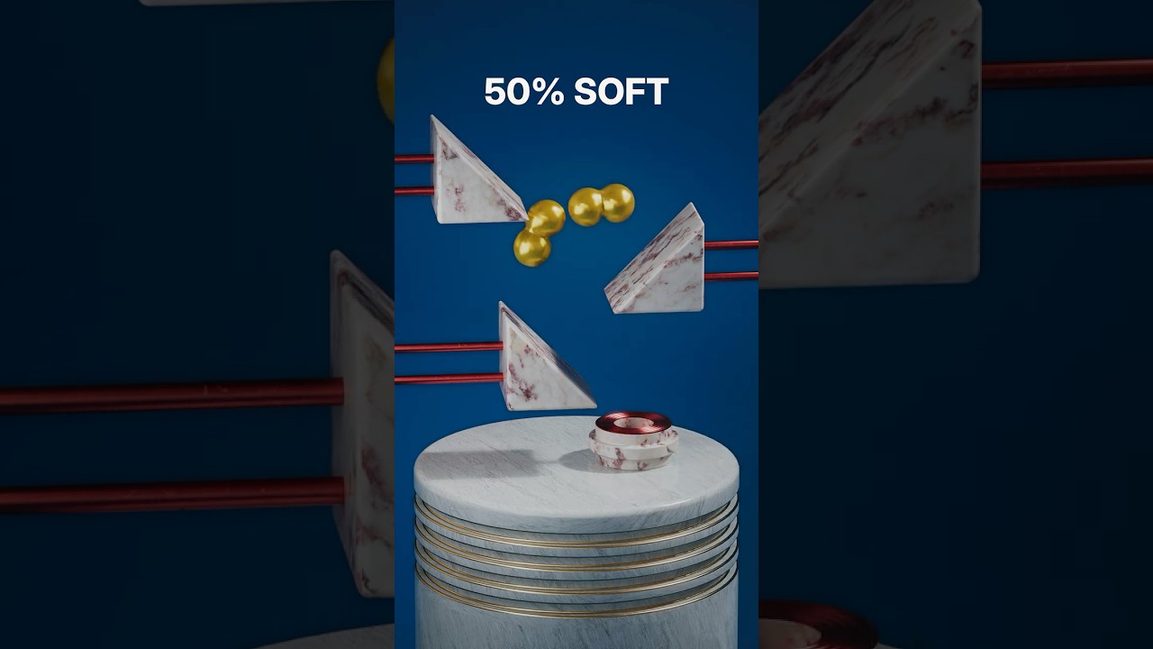 0% vs 100% Softness: Metaballs vs The Red Hole Sofbody Physic Simulations