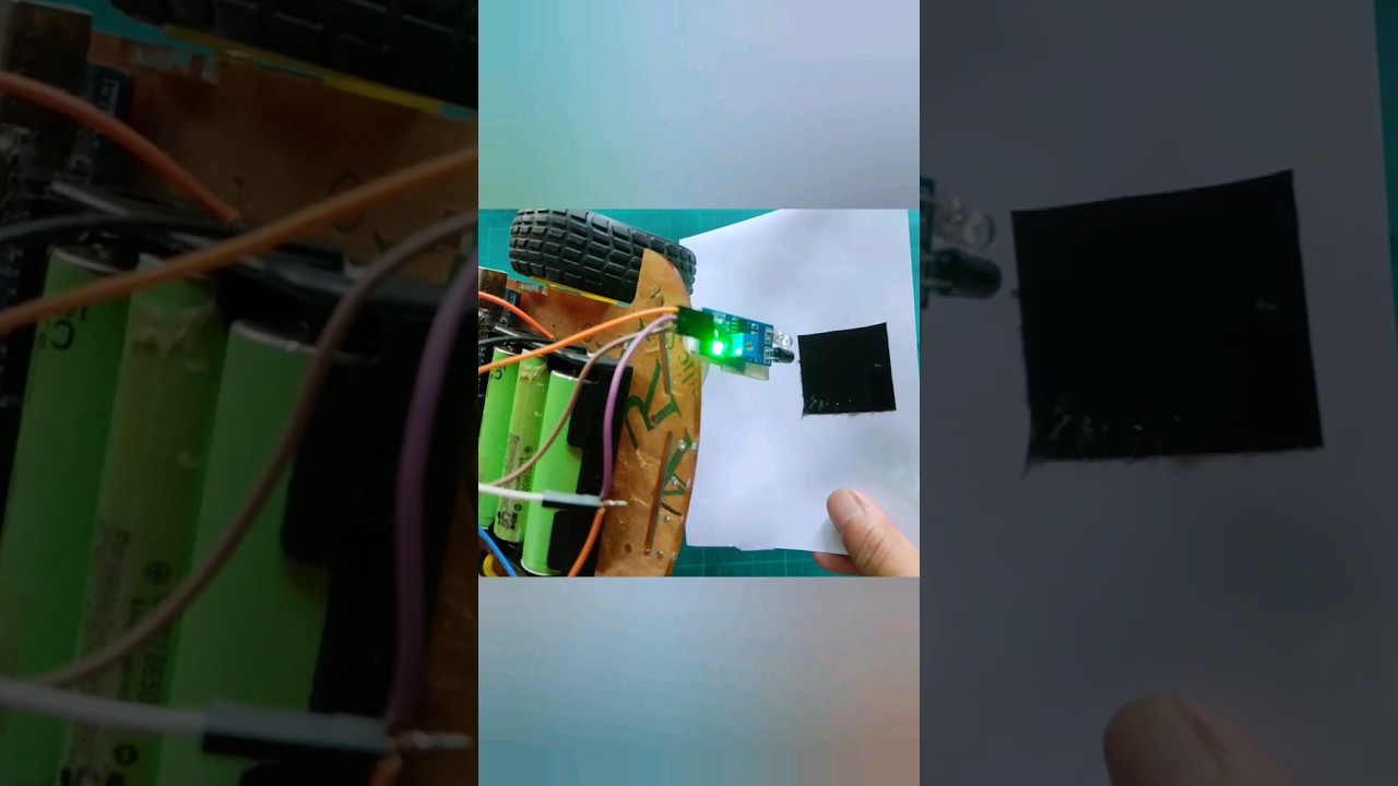 Line Following Robot Calibration #robotics #robot #electronics