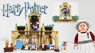 YouTube thumbnail: LEGO Harry Potter Review: 76398 Hogwarts Hospital Wing (2022 Set) Best in the Wave!?