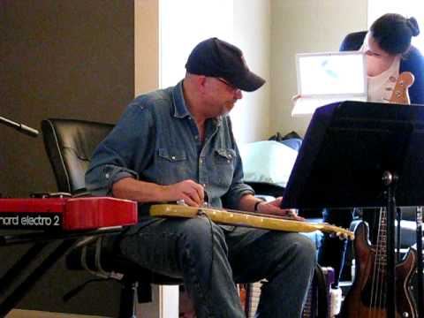 Phil Madeira Recording Lap Steel with Chanel Campbell