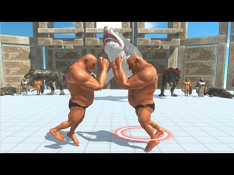 SCOURGE TEAM VS MUTANT MEGALODON TEAM - Animal Revolt Battle Simulator