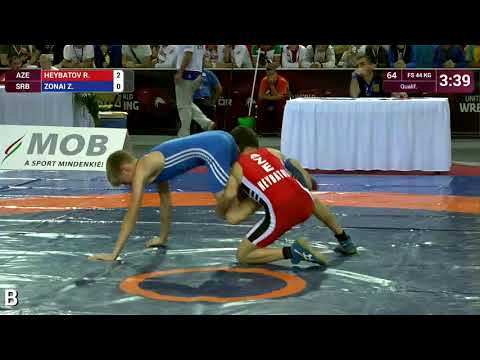 Qual. FS - 44 kg: R. HEYBATOV (AZE) v. Z. ZONAI (SRB)