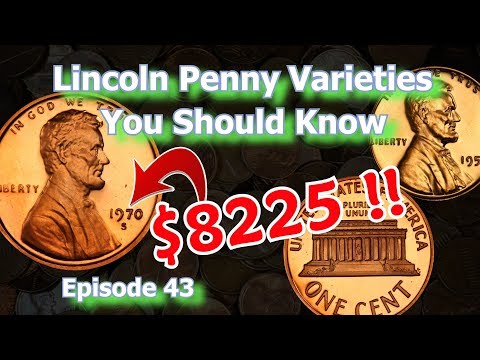 Lincoln Penny Varieties You Should Know Ep. 43 - 1955, 1971, 1970 Small Date