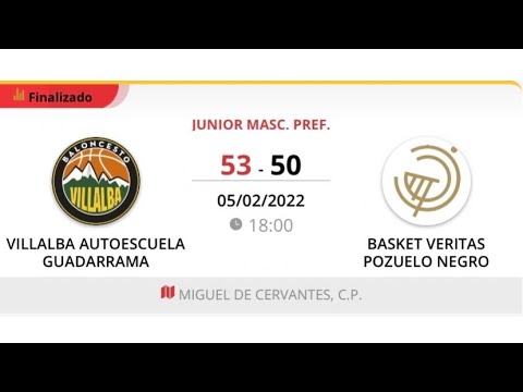 Junior masc C VILLALBA AUTOESCUELA GUADARRAMA - BASKET VERITAS