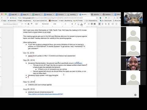 Kubernetes SIG API Machinery 20180926