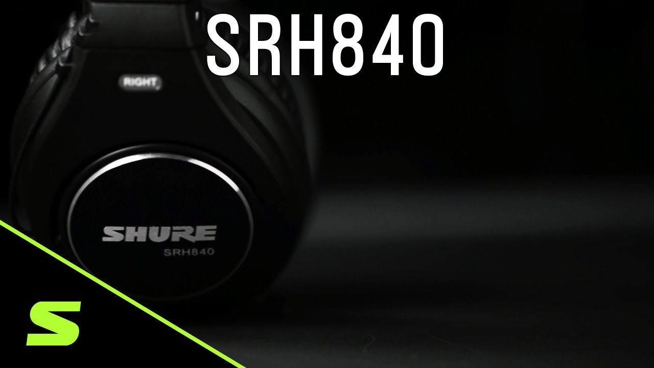 shure auriculares de estudio profesionales srh84