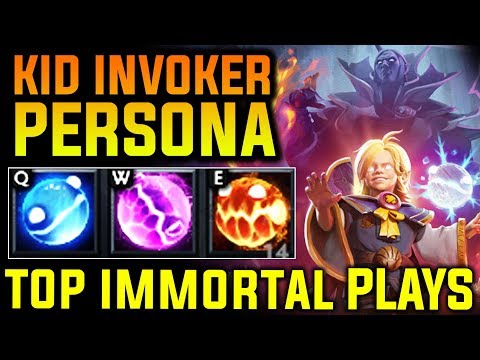 TI9 KID INVOKER PERSONA - CRAZY GAME PLAY BY TOP IMMORTAL GUNNAR DOTA 2