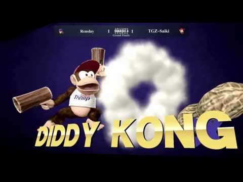 The AZSL Summer Invitational Grand Finals - Renslay (Ike) vs TGZ~Saiki (Sheik/Diddy Kong)