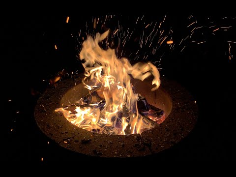 Backyard Fire Pit - 10 Hours in Real Time (No Loops)