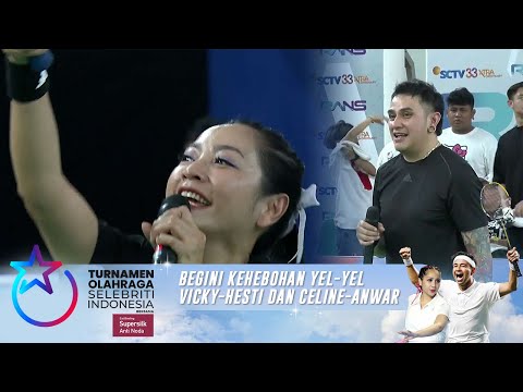 Sengit! Set Kedua Berhasil Dimenangkan Oleh Vicky-Hesti!! | Turnamen Olahraga Selebriti Indonesia