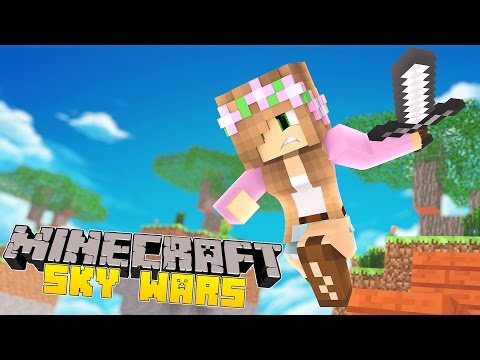LittleKellyPlayz - Minecraft - Little Kelly : SKYWARS BATTLE!