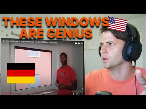 American Reacts to GERMAN HOUSES vs American Houses