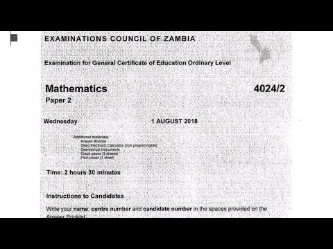 Maths paper 2 (2018 internal section B q8)