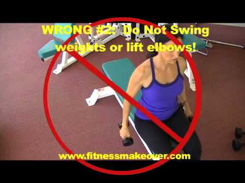 Fit 152SP Fit Girl & Get Fit TV Exercises done wrong #2: Chest & Biceps