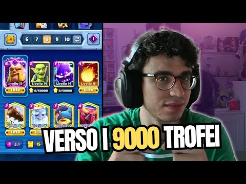SCALATA AI 9000 TROFEI CON GR,NUOVO EPISODIO A GRANDE RICHIESTA! - CLASH ROYALE ITA