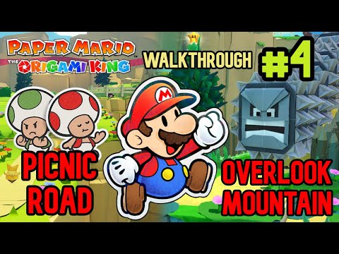 Paper Mario: The Origami King - Walkthrough #4: Picnic Road & Overlook Mountain