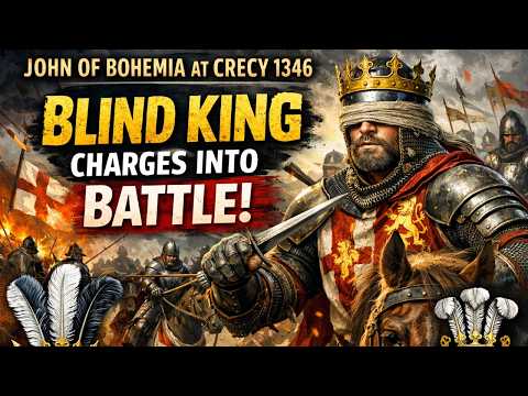 Blind King Charged Into Battle at 50 | John of Bohemia at the Battle of Crécy (1346)