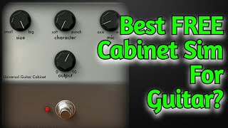 Video thumbnail for Best FREE Cabinet Simulator VST Plugin For Guitar? - KABIN 2.0 by Analog Obsession - Review & Demo by Amner Hunter