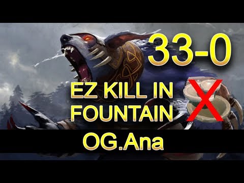 OG Ana Playing URSA 33 Kill 0 Death EZ Kill In Fountain - DOTA 2 GAMEPLAY HIGHLIGHTS