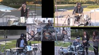 Charlie Zeleny: Drumageddon Queens: Drummer Battles Self at Unisphere in One Take