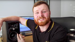 Video thumbnail for How to setup a pair of JBL 305P MKII studio monitors by Garrett Lindsay