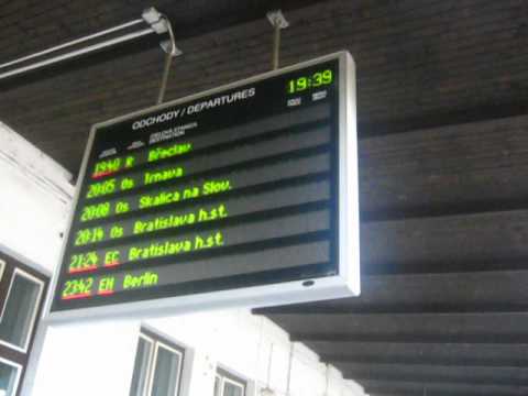 Hlášení před příjezdem vlaku Os 2024 - Kúty