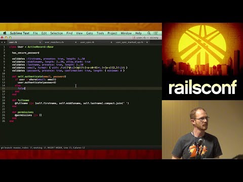 RailsConf 2014 - Workshop - Taming Chaotic Specs: RSpec Design Patterns by Adam Cuppy