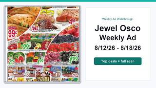 Jewel Osco Weekly Ad (8/12/26 - 8/18/26) Best Deals