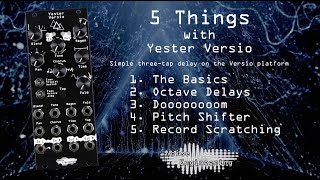 Video thumbnail for 5 Things you can create with the Yester Versio simple three-tap delay module by Noise Engineering