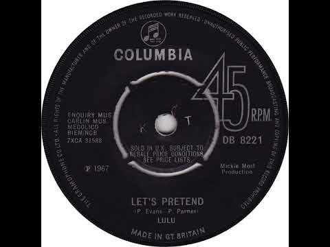UK New Entry 1967 (161) Lulu - Let's Pretend