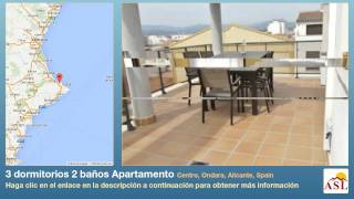 preview picture of video '3 dormitorios 2 baños Apartamento se Vende en Centro, Ondara, Alicante, Spain'