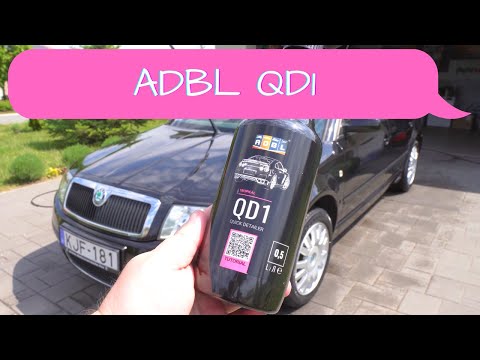 ADBL QD1 (quick detailer gyorsfény) teszt