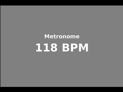 Metronome - 118 BPM - 4/4