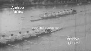 Rowing Tournament on the River Thames BRNC Royal Navy UBC PRC 1965