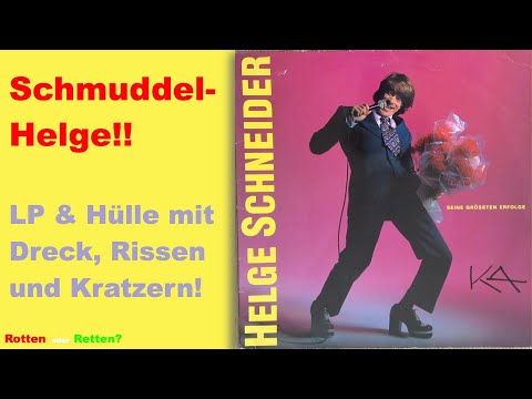 Das Cover schmutzig und verknickt, die LP mit Kratzer! Wir machen Schmuddelhelge wieder zu Hottemax!