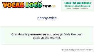 Video thumbnail for penny-wise