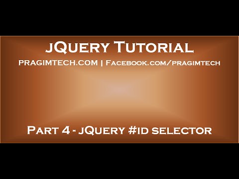jQuery id selector