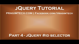 jQuery #id selector