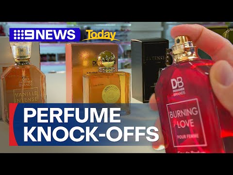 Duped luxury scents flooding market and treading fine legal line | 9 News Australia