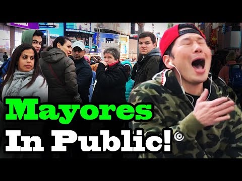 BECKY G, BAD BUNNY - Mayores - SINGING IN PUBLIC!!