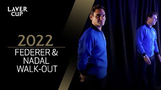 Federer and Nadal Walk-Out | Laver Cup 2022