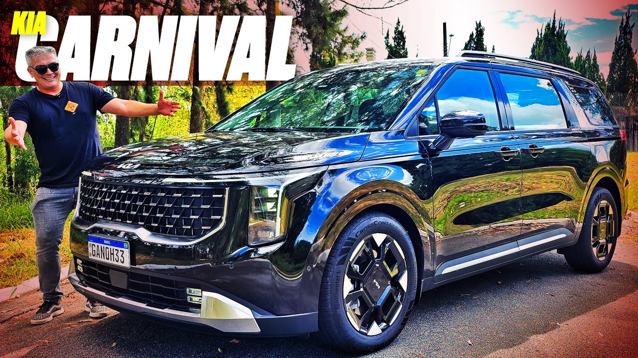 Kia Carnival 2025 - CABEM 8 DE MIM, TEM MOTOR V6 E TECNOLOGIA DE PONTA! MELHOR QUE UM SUV? EU CONTO!