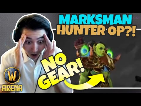 This Marksman Hunter in BLUES is Doing as Much Damage as Me!? | Pikaboo WoW Arena