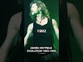 JAMES HETFIELD EVOLUTION 1983-1996#metallica#jameshetfield#1983 #killemall#kirkhammett#davemustaine