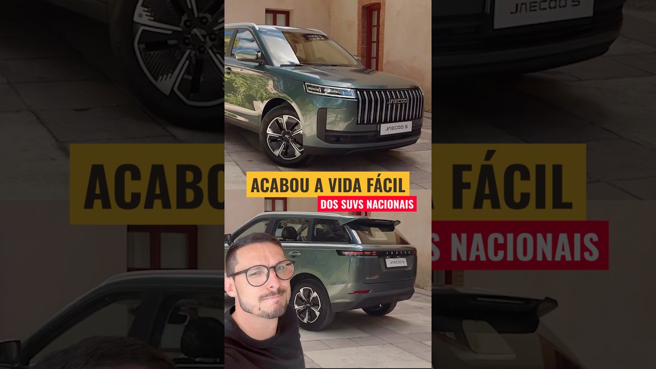 Jaecoo 5: SUV Híbrido vai Chegar Abaixar Abaixo dos R$ 200 Mil! Adeus Creta, T-Cross e HR-V?
