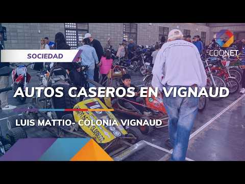 COLONIA VIGNAUD: VEHÍCULO DE FABRICACIÓN CASERA EN EL ENCUENTRO DE AUTOS CLÁSICOS