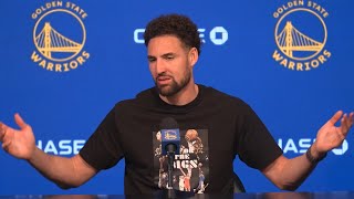 Klay Thompson speaks on his future with the Golden State Warriors 👀