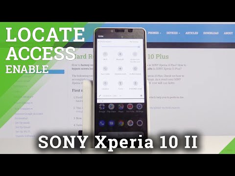 How to Disable Location in SONY Xperia 10 II – Turn Off Location
