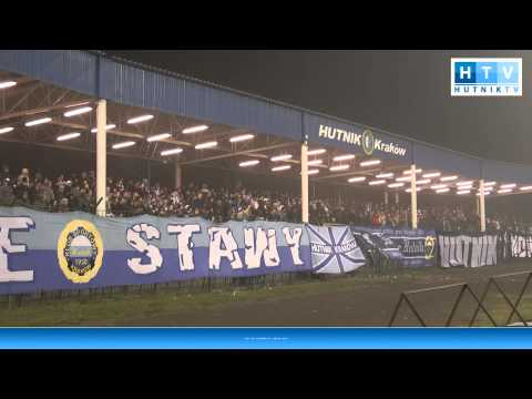 2011.11.16 Hutnik Nowa Huta - Iskra Klecza Dolna ( kibice ) II połowa