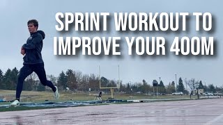Speed Endurance Workout for the 400m | D1 Track & Field Training